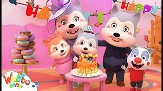 New | Happy Birthday Puppy 🎂 | 3D SONG | Wolfoopopo | Kids Cartoon 🎵