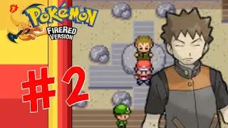 Let's Play Pokemon Fire Red - Part 2 - Pewter City, Gym Leader Brock.