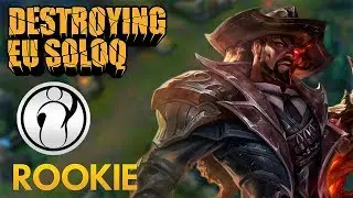 Destroying EU SoloQ: Invictus Gaming Rookie - Lucian Mid Lane - KDA 20/6/15
