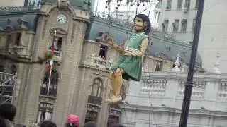 Peque&ntilde;a Gigante bailando, Plaza de la Constituci&oacute;n, 29 enero 2010