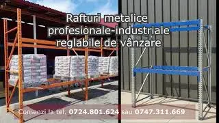 V&acirc;nd rafturi metalice profesionale reglabile cu diferite modele diferite culori diferite &icirc;nălțimi la