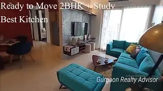 Ready to Move 2BHK + Study l Microtek Greenburg Sector 86 l 1480 SqFt l Big Kitchen l 7291835924