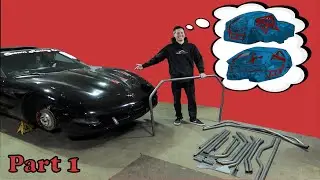 C5 Corvette Roll Cage Install PART 1 // Cagekits