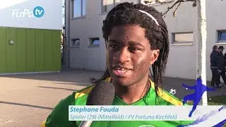 Stephane Fouda - FV Fortuna Kirchfeld - zum Spiel vs. VfB Bretten, FuPa.tv-Interview, 21.10.2018