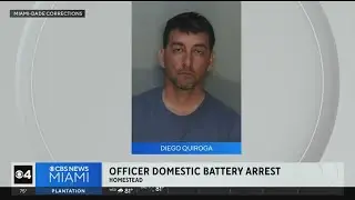 Homestead police officer faces domestic battery charges