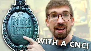 Making the Ultimate 3D Carved Sign from Disney's Haunted Mansion