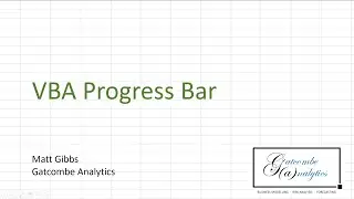 Easy to use VBA progress bar in Excel - free download