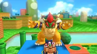 Mario Party 10 Bowser Party #1035 Toad, Toadette, Mario, Yoshi Mushroom Park Master Difficulty