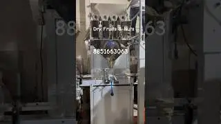 Dry Fruits एण्ड Nuts #Almond #Cashew #Raisins #Pista Kernels Jar Filling Machine with Four Head