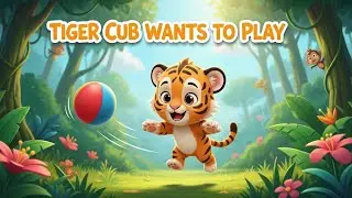 Tiger Cub Wants to Play &ndash; Nursery Rhyme, Toddler Learning, Animal Fun, and Playful Movement