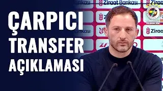 Tedesco'dan ÇARPICI Açıklama! 