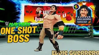 Новый 6-звездный WCW Эдди Герреро One Shot Boss WWE MAYHEM
