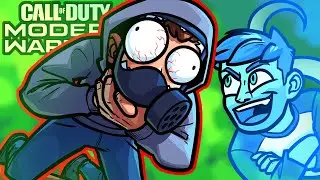 Warzone but we die to the WORST CHEATER who dies to the gas...