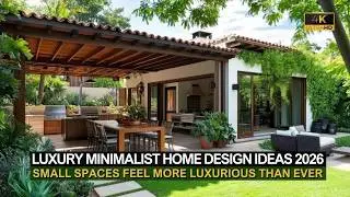 Spanish Mediterranean House Tour with Covered Outdoor Kitchen & Hacienda Courtyard