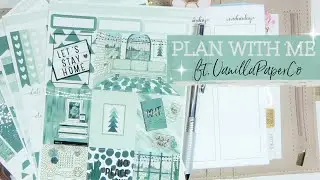 Plan With Me при участии VanillaPaperCo | Кольца формата A6 | Plan As I Go