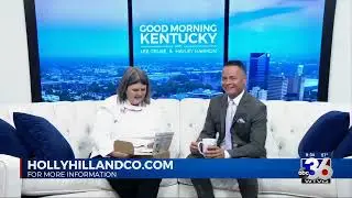 Chef Ouita and Lee Cruse talking Holly Hill & Co. Holiday Goodies on Good Day Kentucky
