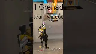 1 Grenade team wipeout💀💀 #foryou #freefire #shorts #LakshitGamer02