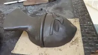 Mascaras - Artesanía de barro - clay figure - alfarería, cultura zenú momil