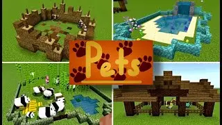 Minecraft Pet Pen Build Ideas!