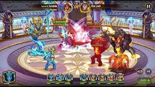Hero Wars - Fire Lord with only 3 Water Titans W1D1