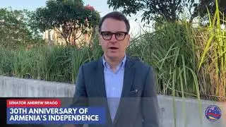 Senator Andrew Bragg | 30th Anniversary of Armenia's Independence