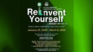 Day 8 | Reinvent Yourself Hindi 2 | 🌕 Full Moon Meditation