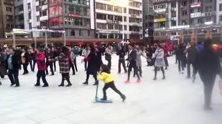 Life at People's Square, Kangding, China