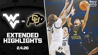 West Virginia vs. Colorado Extended Highlights | 2025-26 Big 12 Women's Basketball