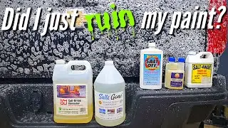 Salt and Brine Remover Comparison Testing and Review ( Salts Gone, 303, NHOU, Salt Off & More )