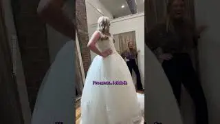 Wearing Mom's Wedding Dress 💕
