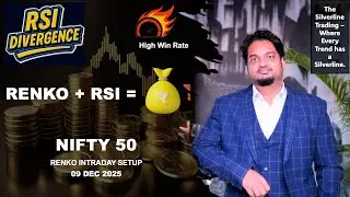 Renko + RSI Divergence = Big Profits $$ | Best Intraday Trading Setup | 09 Dec 2025 | #rsi #renko
