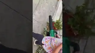 Powerful cordless blower