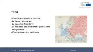 WEBINAIRE | La d&eacute;claration Schuman (9 mai 1950) - Un jalon fondateur pour l&rsquo;Europe ?