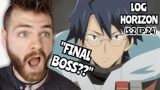THE HUGE FIGHT!!!! | Log Horizon - Episode 24 | SEASON 2 | ANIME REACTION!