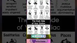 The Dark Side of Your Zodiac 🌑 | Hidden Traits Revealed
