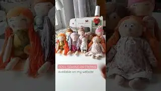 Doll SEWING PATTERNS. Link in comments #sewing #handmadedoll #handmade #sewingtutorial #diy