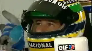 Ayrton Senna Test for Williams F1