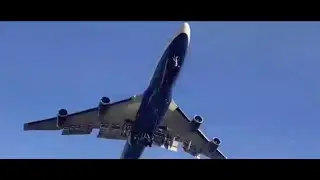 **CLOSE-UP** British Airways 747-400 [G-BYGG] Landing At San Diego International Airport!