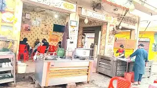 Breakfast in Jhelum Pakistan | Desi Nashta at Quetta Darbar Hotel Jhelum 