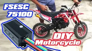 DIY Motorcycle with Fsesc 75100 | Flipsky
