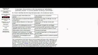 THE PSYCHOLOGY OF TYRANNY, & IT'S ENEMY: THE SEARCH FOR TRUTH