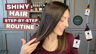 Get GLOSSY Hair with My Simple, Non Toxic Routine!