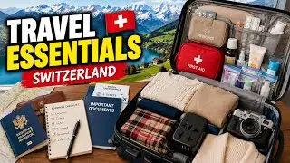 Travel Essentials for Switzerland 🇨🇭Final Packing, Medicines, important documents 