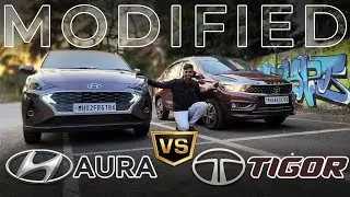 HYUNDAI AURA CNG V/S TATA TIGOR...!!!COMMENT YOUR FAVORITE