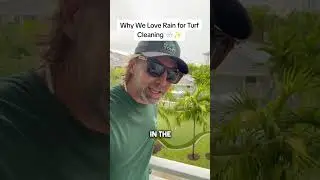 Why We Love Rain for Turf Cleaning 🌧✨