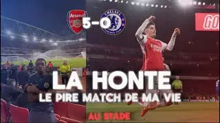 Vlog Arsenal 5-0 Chelsea Le pire match de ma vie (la manita🤦🏾‍♂️)