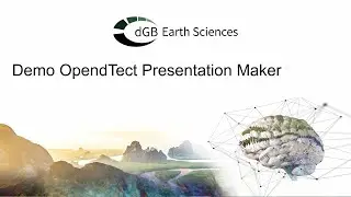 OpendTect Demo: Presentation Maker