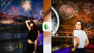 Snapseed Happy New Year 2021 Photo Editing || Snapseed Photo Editing || Background Change