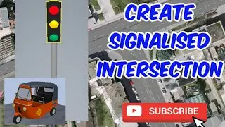 VISSIM Tutorial 5 - How to create Signalised Intersection in Vissim || Signal Design at Intersection