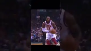 Lebron James Stopped His Dunk Mid Air Because of a foul call